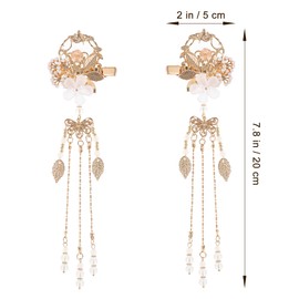 Lurrose Horquillas chinas para el pelo chinas, horquillas japonesas Hanfu, accesorio Hanfu, Oiran Geisha Antiquity