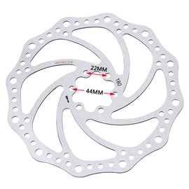 Bynccea 140mm 160mm 180mm 203mm Bike Disc Brake Rotor with 6 Bolts Fit for Road Mountain Bike BMX MTB