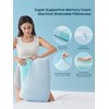 SLEEP ZONE Cooling Memory Foam Pillow - Odorless, Breathable, Skin-Friendly