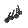 Set of 4 Tuning Pegs Eujgoov Ebony Violin Pegs Black