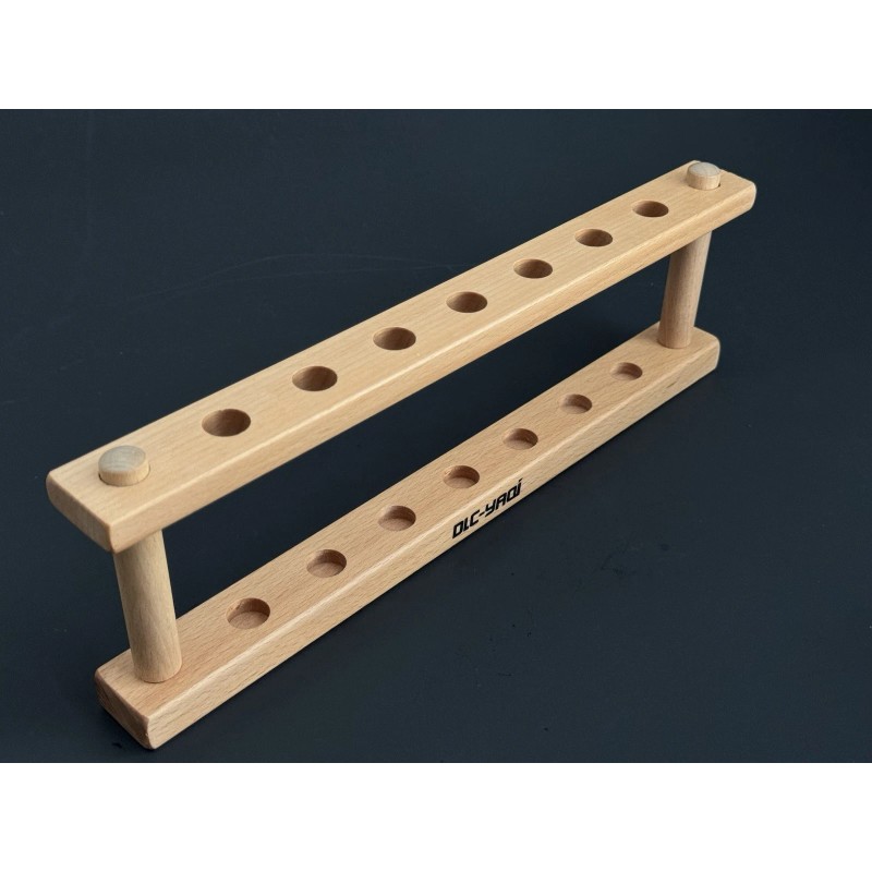 YAQI Wood Razor Holder Display Storage For 7 hole Multiple