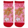 Stephen Joseph Unisex-Kid's Crew Socks, Gingerbread, Medium