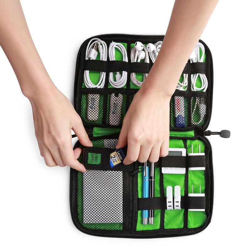 Flushbay Computer Accessories Storage Pouch, USB Memory Storage Bag, Mobile