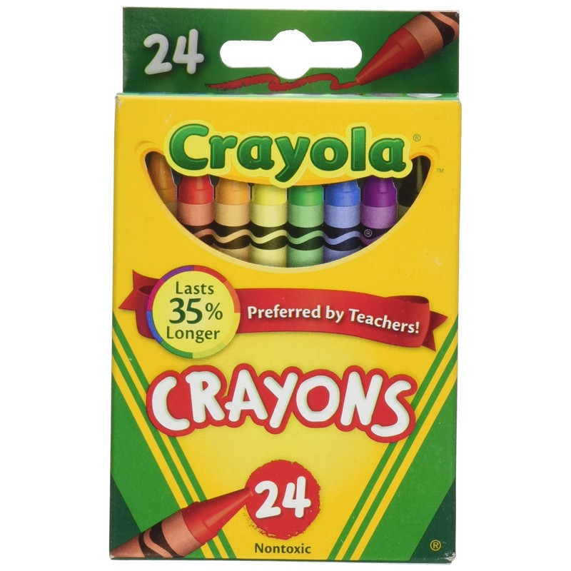 Crayola Crayons 24 Count - 2 Packs 52-0024-2 5200242, crayon