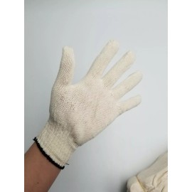 NATIONAL PAPER TRADING LARGE WHITE COTTON WORK GLOVES 10 PAIRS [GLOVE4WX]