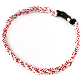 Drip Baseball Necklace Rope Braided Necklace Player Gameday Necklace (Baseball, 18")