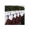 Haute Decor The Original MantleClip Stocking Holder with Holly Embossed