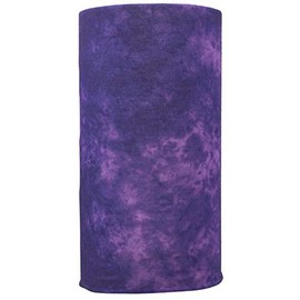 Bandana.com Purple Tie Dye Tube Headband - Single Piece