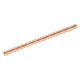 MECCANIXITY 1 Paquete Barra Redonda Cobre Puro Diámetro 12mm/1/2 Pulgada Longitud 300mm/11.8 Pulgadas Barra Sólida Cobre Para Torno Stock Para DIY Art