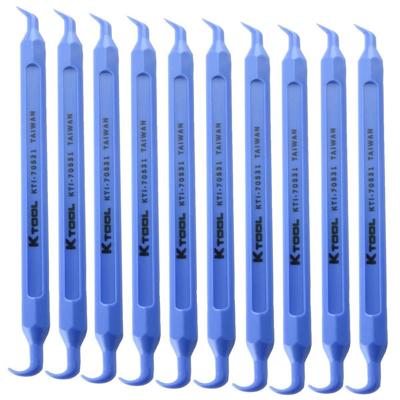 K Tool International Plastic O-Ring Seal Pick 10 Pack