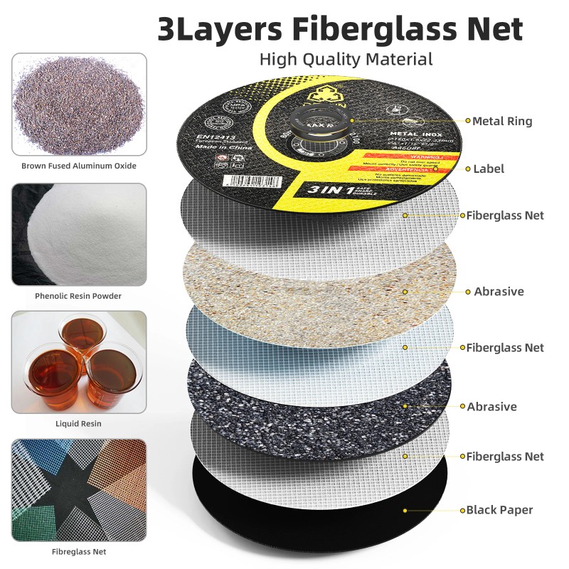 DELUN 6 Inch Thin Metal Cutting Disc - 1/16" Thickness