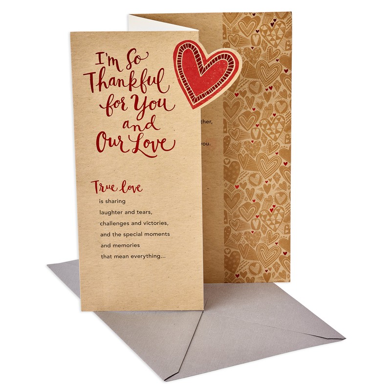 American Greetings Romantic Card (True Love)