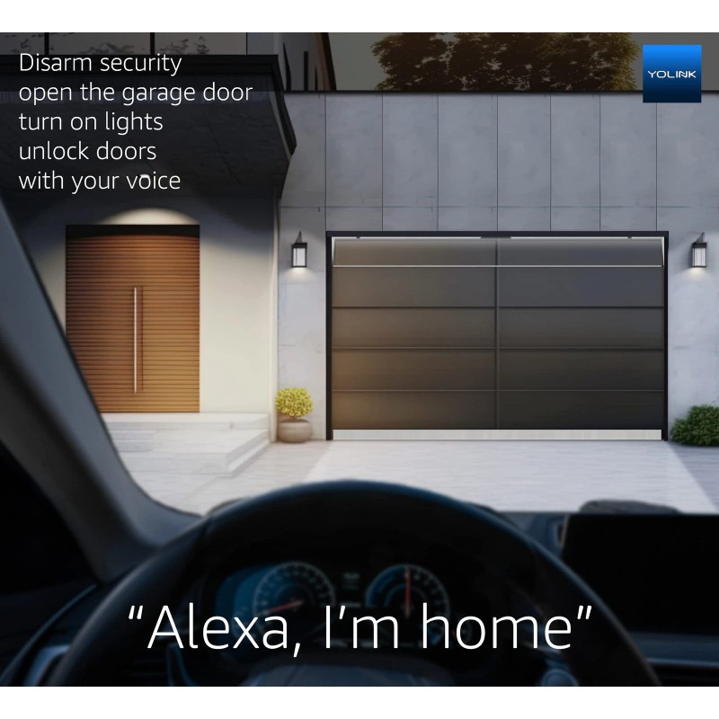 YoLink Garage Door Sensor Monitor Alerts Voice Assistant Smart Home