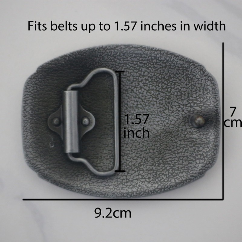 LKKLUYIC American Pride Eagle Belt Buckle, Patriotic Flag Design, Western