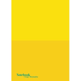 A6 Plus Notebook 4.33x6.03 inches, Dotted Grid/Dot Lined paper, Sunny Dandelion Soft-touch cover: 104 Numbered pages, 52 Sheets - Notebooks by Crispy Minimalist