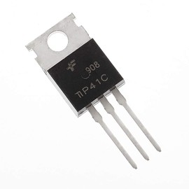 Bridgold 20pcs TIP41C TIP41 NPN Silicon Power Transistor 6 A, 100 V, 3-Pin