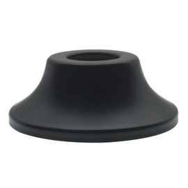 GWYAN 1Pcs Matt Black Steel Tapered Flange Cover Bell Flange Cover Suitable for Faucet or Pipe Decoration