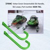 One Pair Vsttar 3639-781 Pair Green Snowmobile Ski Handle, Ski