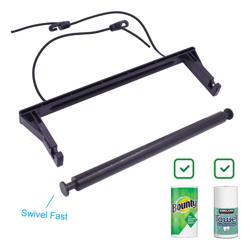YYST Wire Shelving Paper Towel Holder Paper Towel Holder for