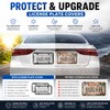 2Pcs Clear License Plate Protector Covers, Clear License Plate Covers