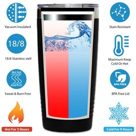 Eyelash Black Viking Tumbler 20oz - Have A Fabulash - Beautician Lash Boss Makeup Artists Mascara Hair Extensions Cosmetology Mother Women