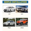 Flaconi 4PCS Car Door Sill Protectors, Anti-Scratch Rubber Edge Guards,