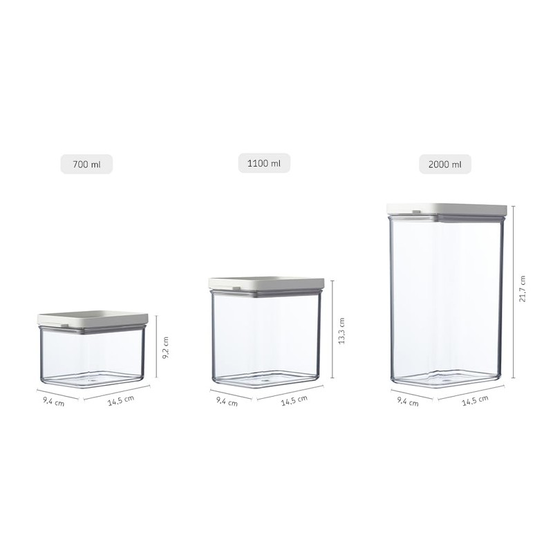 MEPAL Omnia Storage Container, 2000 ml