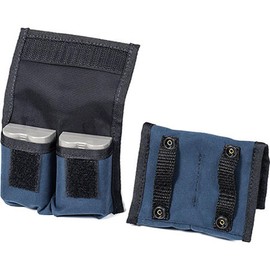 LensCoat 4-Battery Pouch Camera Battery Holder for DSLR (Navy) lenscoat