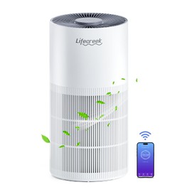 Lifecreek Air Purifiers for Large Rooms up to 1084 Ft², Smart WiFi Control & Bluetooth, 3-Stage Filter Air Purifiers for Bedroom 22 dB, Air Purify Filter Cleaners for House