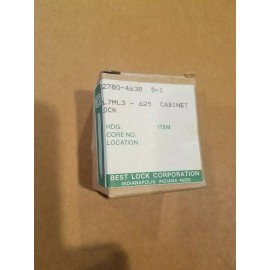 BEST LOCK 5L7ML3-625 5L Series Latchbolt Cabinet Lock, Bright Chrome, NO CORE