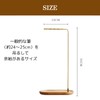 Uccellino Brush Holder Stand, Gold, Bamboo, Holds 8 Handles, Display,