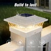 Solar Post Cap Lights Outdoor 12pack, Waterproof Solar Powered Deck
