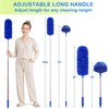 Cobweb Duster with Extension Pole, Spider Web Brush, 100" Microfiber