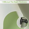 Small Translucent Silicone Mats: 7.9”x9.5” Clear Non-Slip Countertop Protector Liner