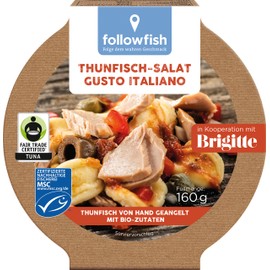 followfish MSC Fair Trade Gusto Italiano Tuna Salad 160g