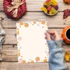 Whaline 30 Pcs Fall Pumpkin Stationery Set with Envelopes Autumn