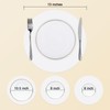 SHACOS 100 PCS Round Paper Placemats 13 inch Disposable Paper