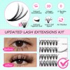FADVAN DIY Lash Extension Kit 30D Volume Lash Clusters D-Curl