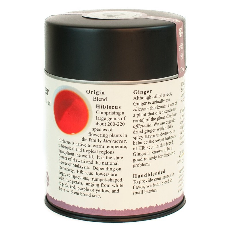 The Tao of Tea, Hibiscus Ginger Tea, Loose Leaf, 3.0