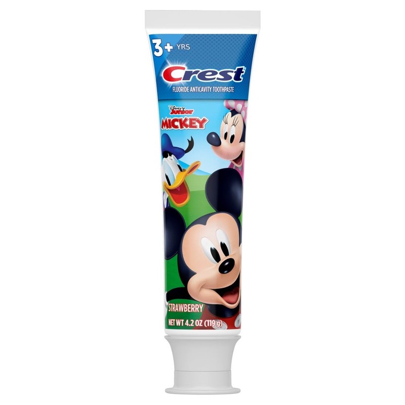 Crest Toothpaste 4.2 Ounce Kids Mickey Strawberry(124 milliliters) (2 Pack)