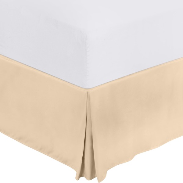 Utopia Bedding Queen Bed Skirt - Soft Quadruple Pleated Ruffle