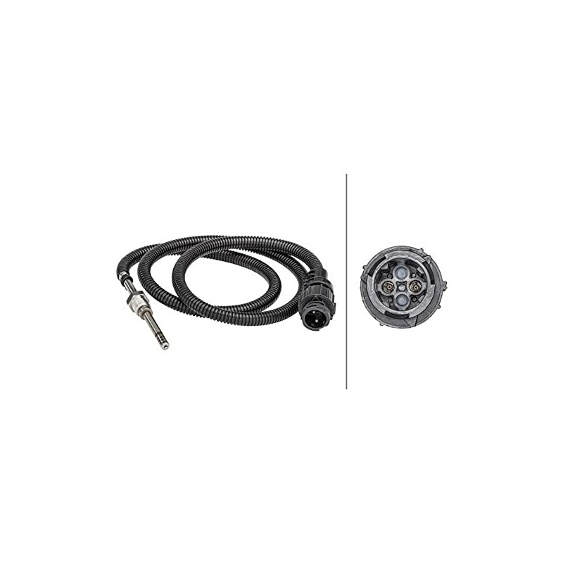 HELLA 6PT 358 181-331 Sensor, Exhaust Gas Temperature – 2-Pin