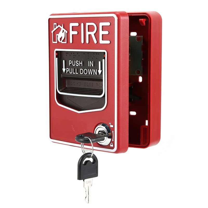 9-28VDC Manual Multiple Wire System Safety Fire Pull Station Alarm
