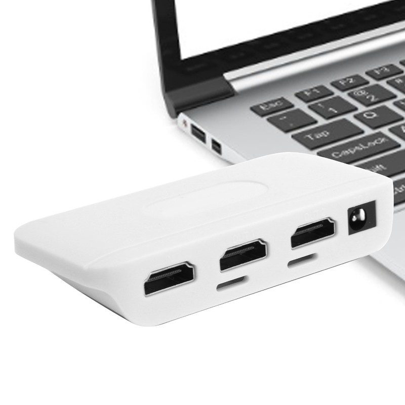 HDMI Compatible Splitter 1 Input to 2 Outputs Mini 1080P