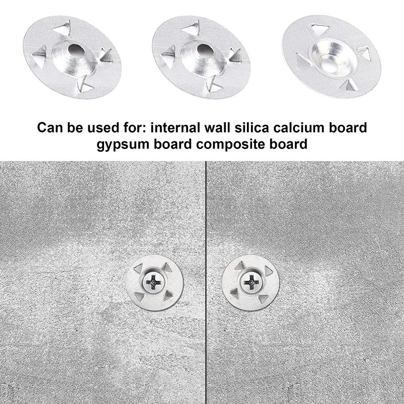100Pcs Tile Backer Board Washers 28mm Diameter Insulation Board Washer Easy