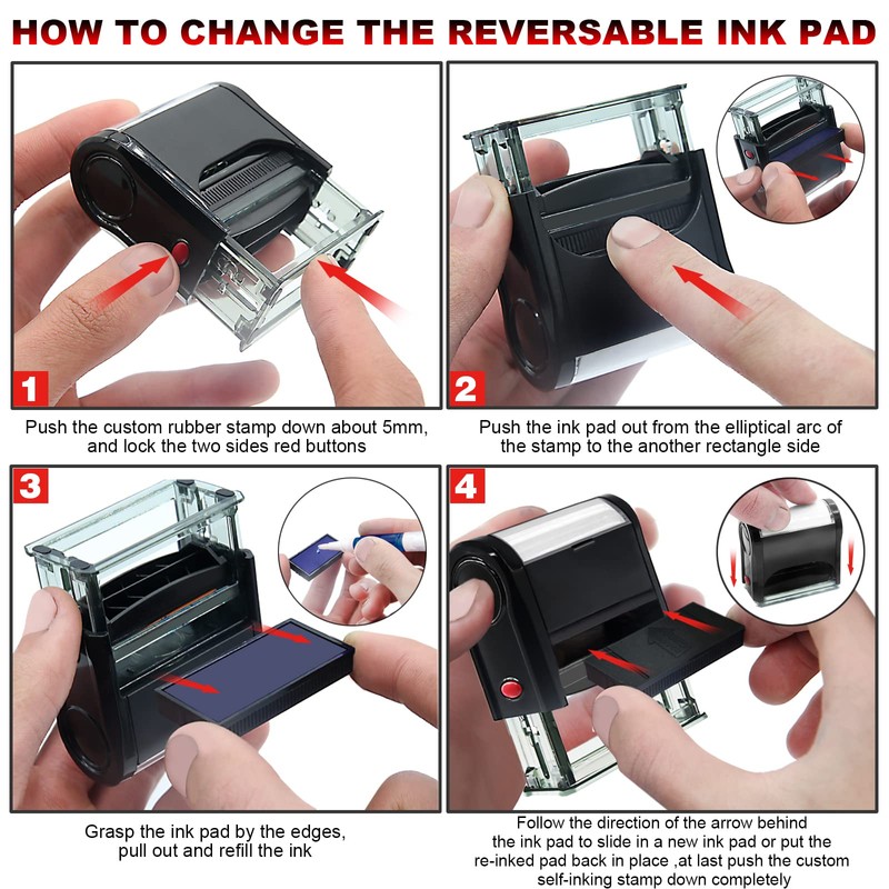 Bertiveny Self-Inking-Teacher-Stamps for Grading Teacher Stamps for School Classroom Supply