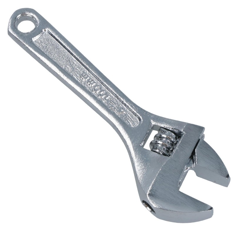 4" (100mm) Adjustable Spanner Wrench Monkey Pipe Wrench Plumbers (0