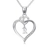 Diamond Letter R Necklace 925 Sterling Silver Lab Grown Diamond