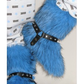 Crank Stud Strap Shoes Belt_Black
