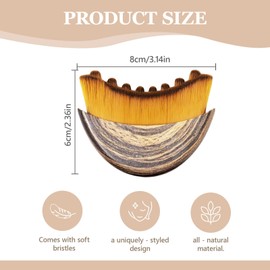 Alpine Fibre Face Brush, Aluvea Face Brush, Lymphatic Face Brush, Lymphatic Contour Face Brush, Massager Contour Chin, Jaw and Jawline Sculpting